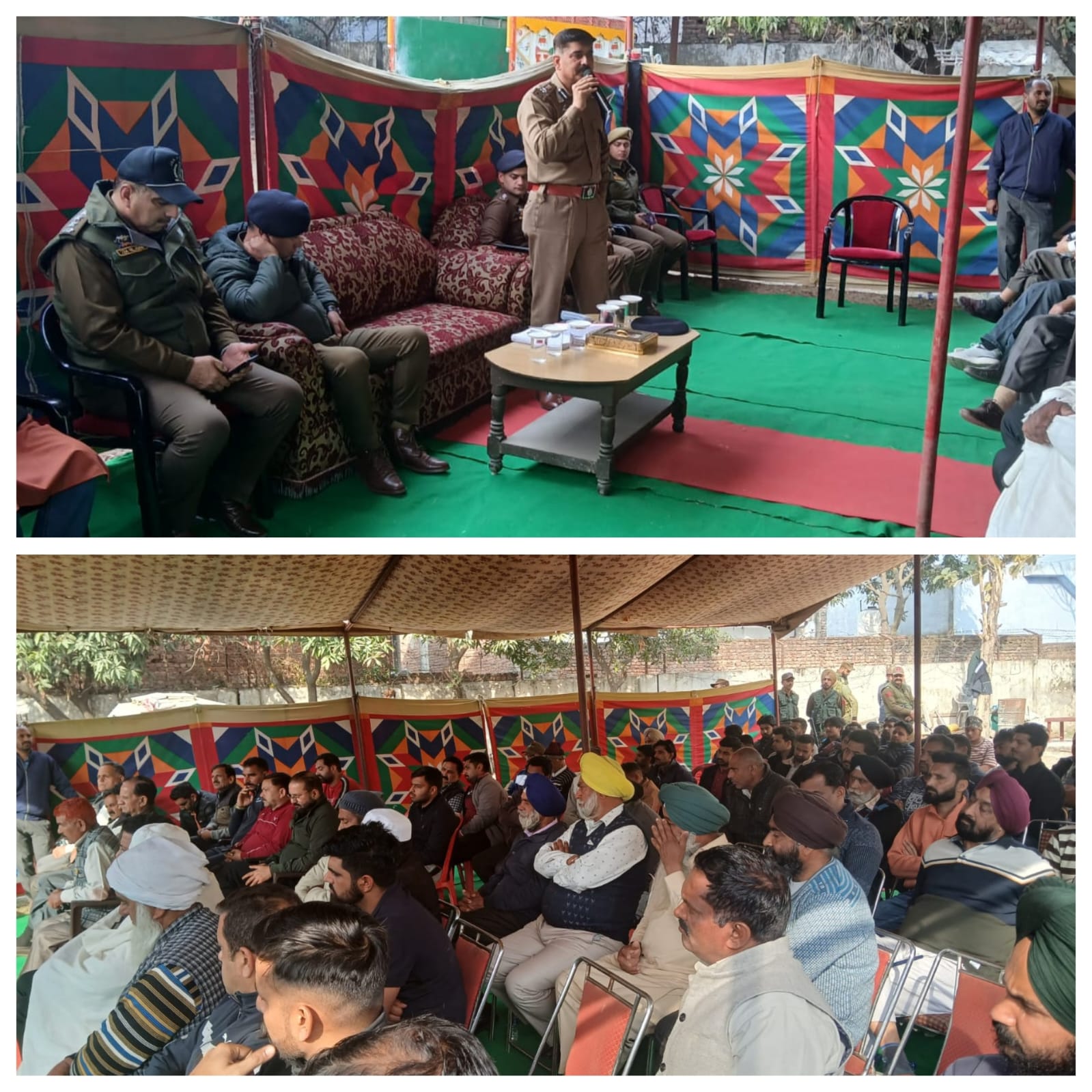 'SSP Samba holds Police Community Partnership Group Meeting at Police Post Rakh Amb Talli'